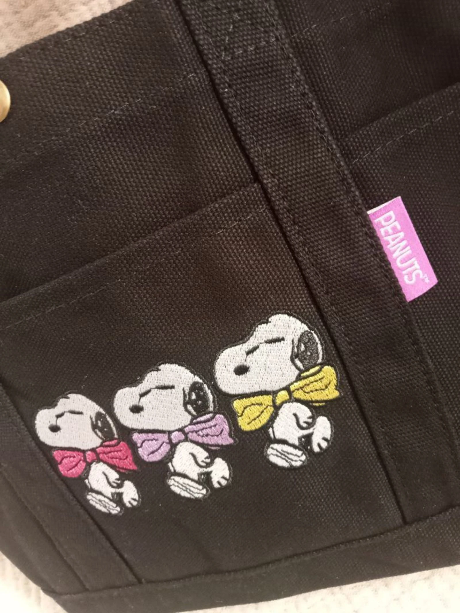 Bolsa Snoopy preta – photo 3